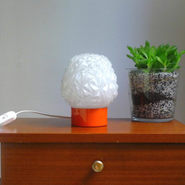 Lampe de chevet orange 1